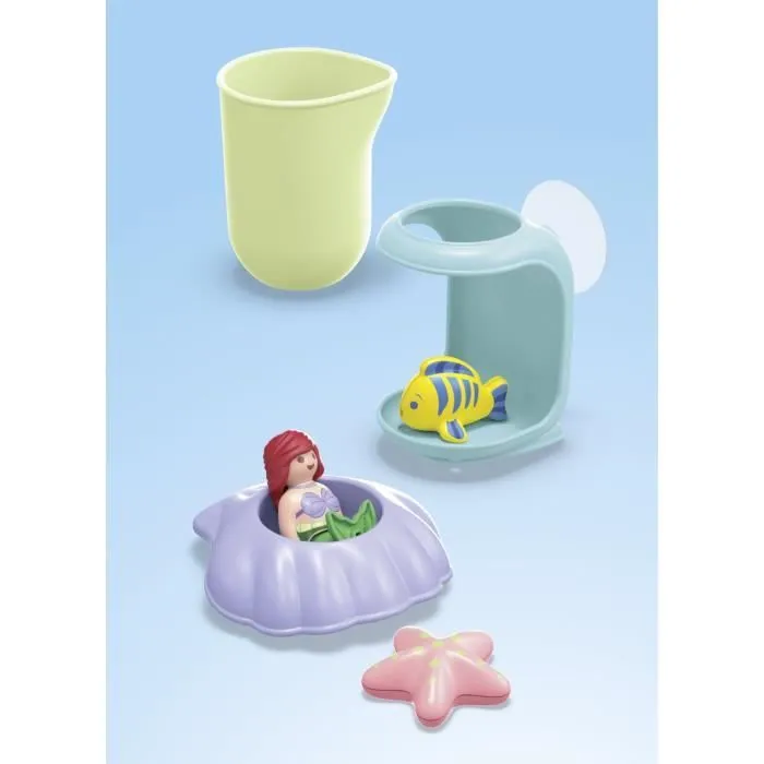 PLAYMOBIL Junior 71460 Ariel avec coquillage de bain, Disney, Jouet pour le bain, Dès 12 mois-5