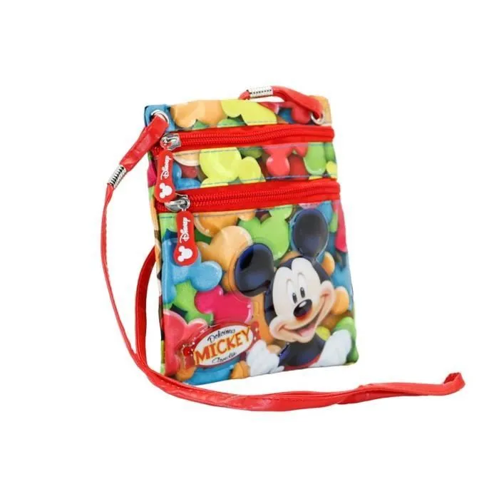 Mickey Mouse Delicious Sac à Bandoulière Action Mini Vertical, One Size Rouge-1