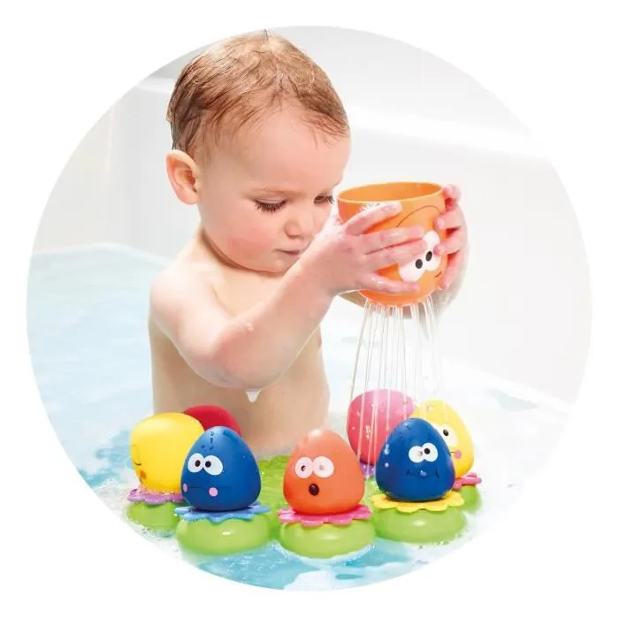 Jouet de bain TOMY - Poulpy et Compagnie - Maman Pieuvre et 8 Bébé Pieuvres - Mixte - A partir de 12 mois-2