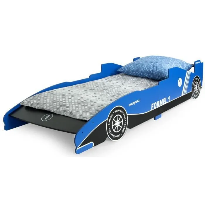 Lit avec matelas Bolid F1 200x90 cm-0