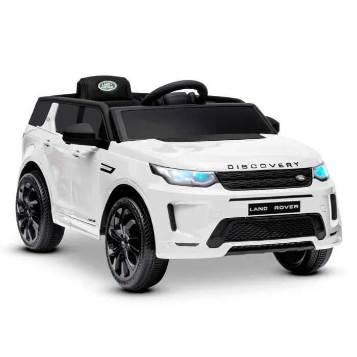 Voiture électrique SUV pour enfant Land Rover Discovery 2x 25W - marche AV-AR, Phares et Système audio Couleur:Blanc-0