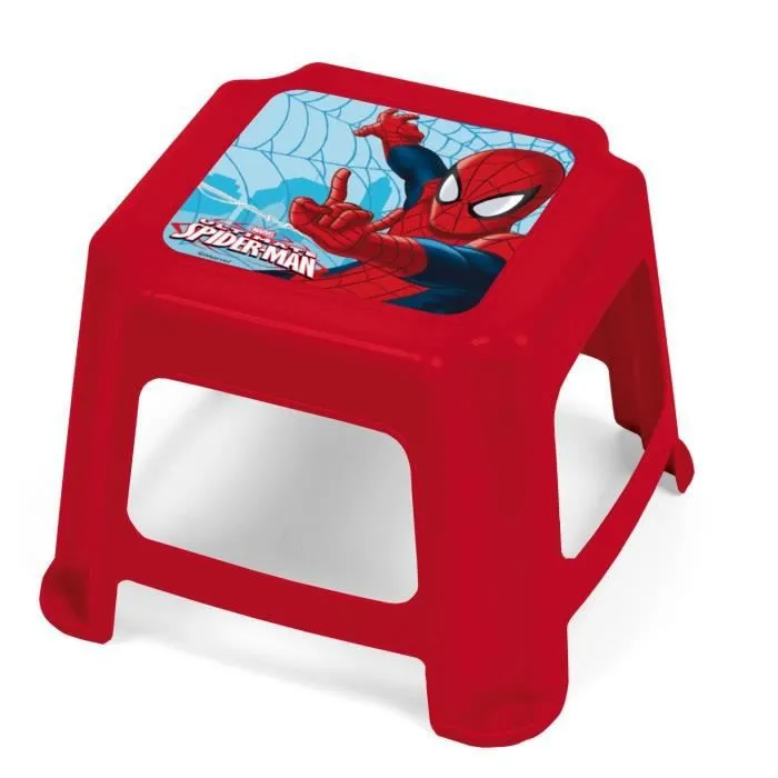 MARVEL Spiderman Tabouret marchepied - Pour enfant - Rouge-0