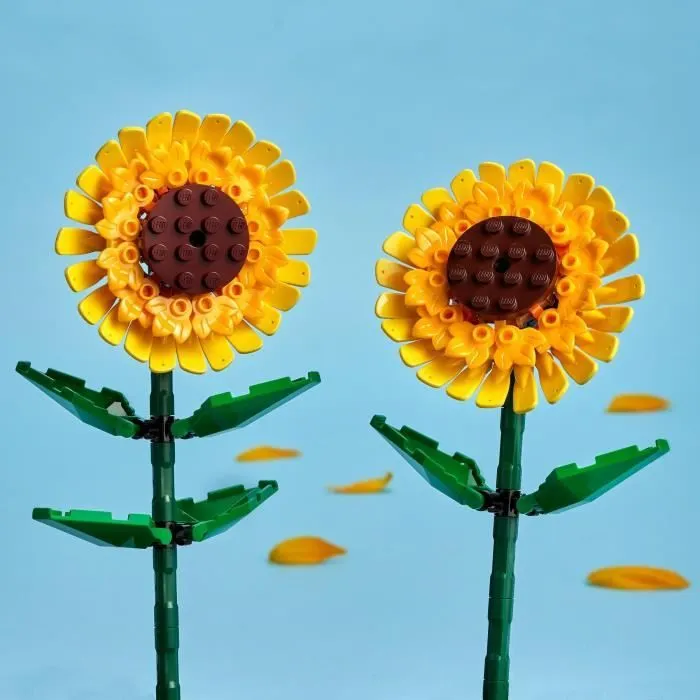 LEGO® 40524 Creator Tournesols, Kit de Construction de Fleurs Artificielles, Chambre d'Enfant ou Décoration de Maison-3