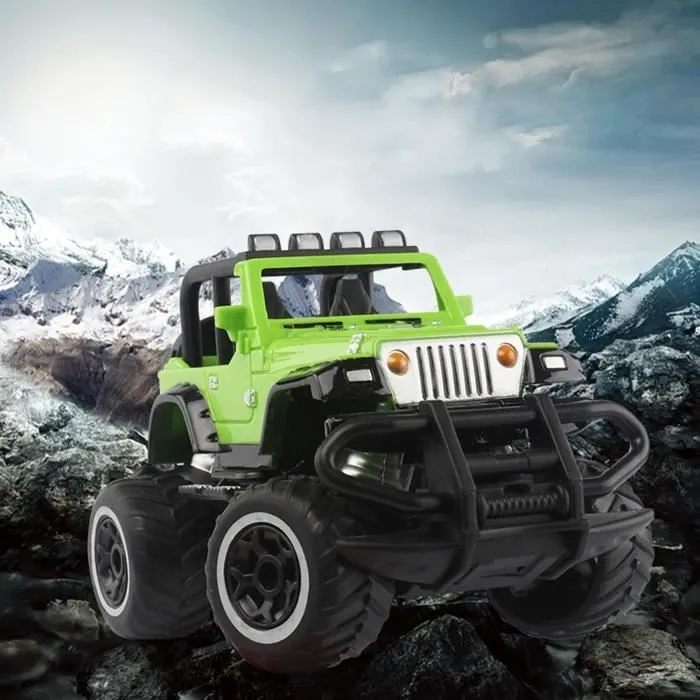 INN® Voiture télécommandée puissante rapide jouet enfant 4x4 contrôle distance sans fil extérieur intérieur cadeau Noël Anniversaire-3