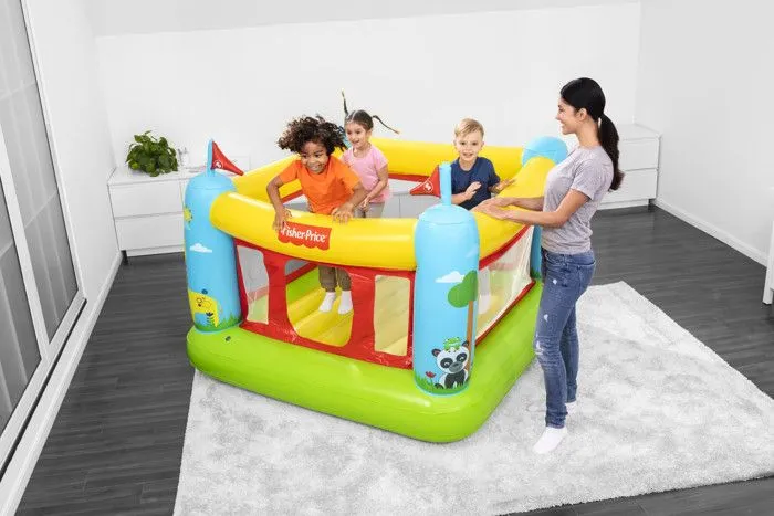 Jeu gonflable - Fisher Price BESTWAY - Château à balles - 3 à 6 ans - PVC - 175 x 173 x 135 cm-1