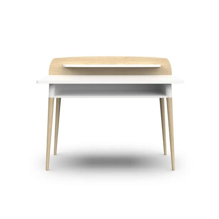 Bureau Junior bois - blanc-1