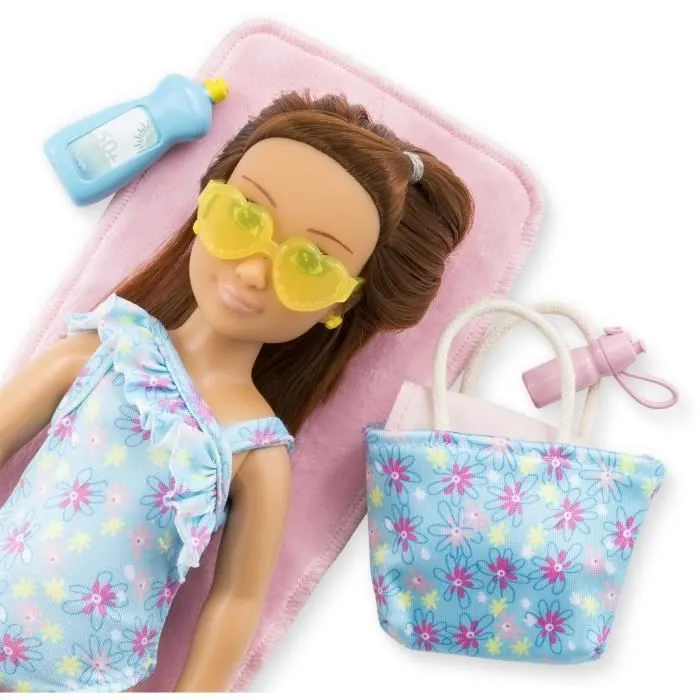 Coffret Zoé à la plage - COROLLE GIRLS - Poupée mannequin - 5 accessoires - 28 cm - Dès 4 ans-1