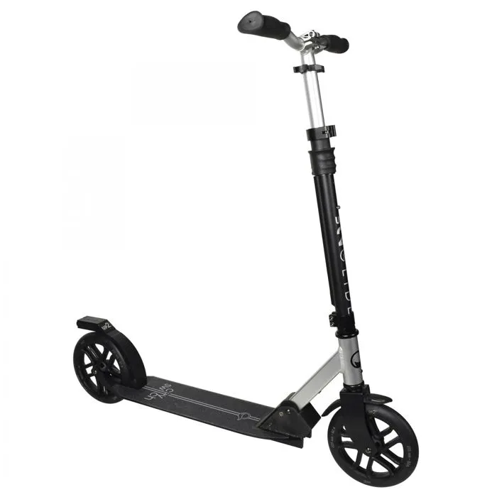 UP2GLIDE - Trottinette 2 roues citadine SWITCH 2 - Noir-Gris-0