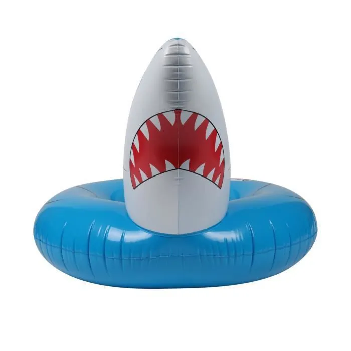 Bouée Gonflable Ronde - Air My Fun - Requin ø115cm - Piscine & Plage - Ultra Confort-2