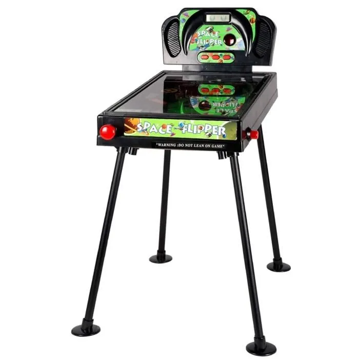 DEVESSPORT Pinball Space Flipper avec pieds fixes 64 x 38 x 88 cm-2