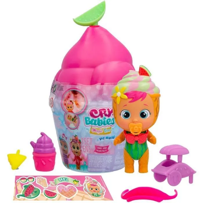 Poupée Frozen Frutti Icy World Cry Babies Magic Tears - A partir de 3 ans-0