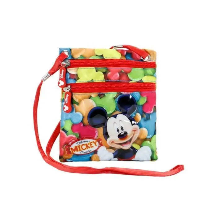 Mickey Mouse Delicious Sac à Bandoulière Action Mini Vertical, One Size Rouge-0