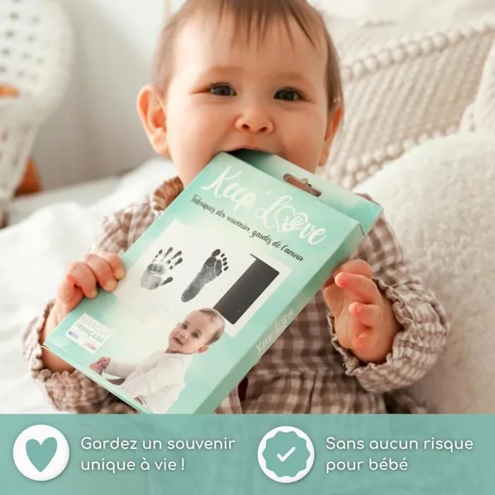 3 Kits d'empreintes pour mains et pieds de bébé-1