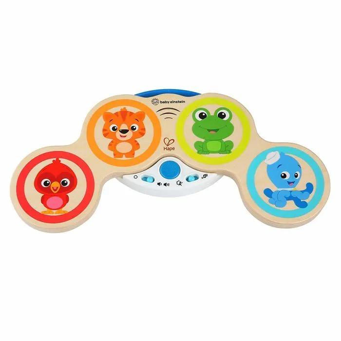 Jouet d'éveil musical en bois tactile et électronique Baby Einstein - Magic Touch Drums HAPE-1