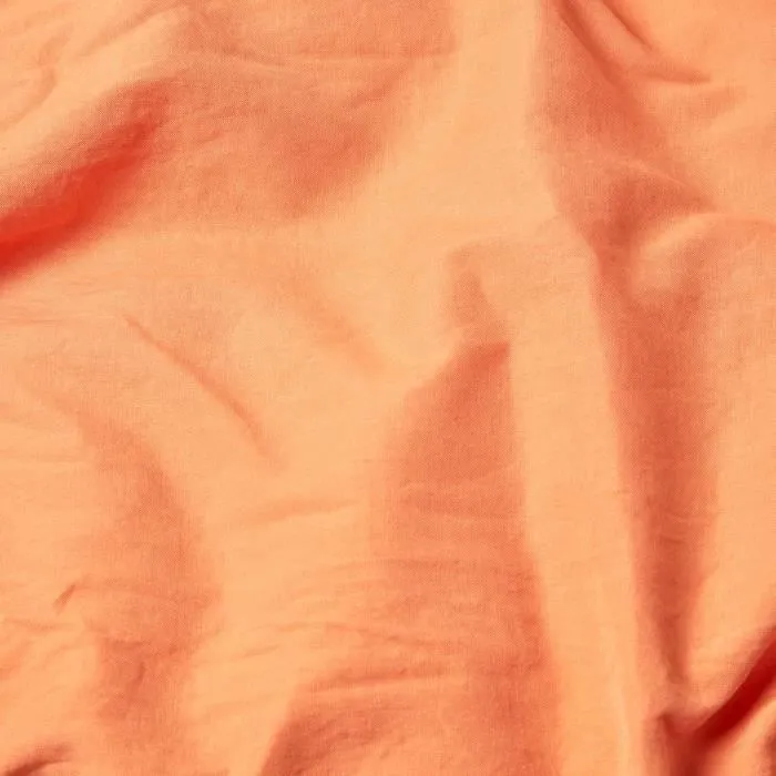 Drap-housse - Non spécifié - Orange - 150 x 200 cm - Lin lavé et coton - Grand bonnet-2