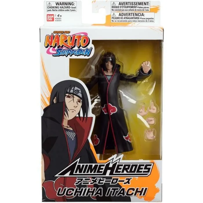 Figurine Anime Heroes 17 cm - Itachi Uchiwa - BANDAI - Naruto Shippuden-1