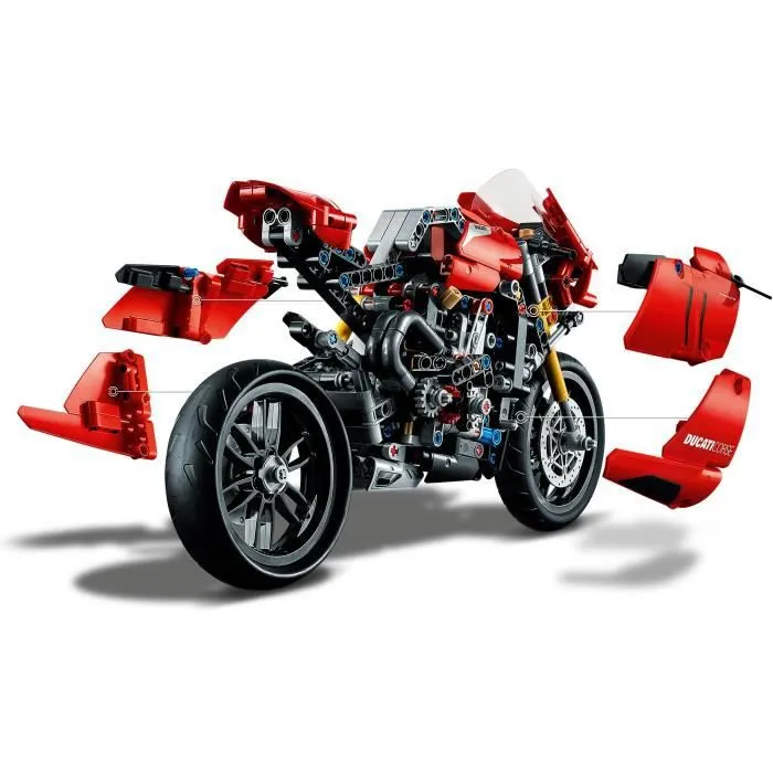 LEGO® Technic 42107 Ducati Panigale V4 R, Maquette Moto GP, Construction Moto Ducati, Jouet Moto, Enfants 10 Ans et Plus-2