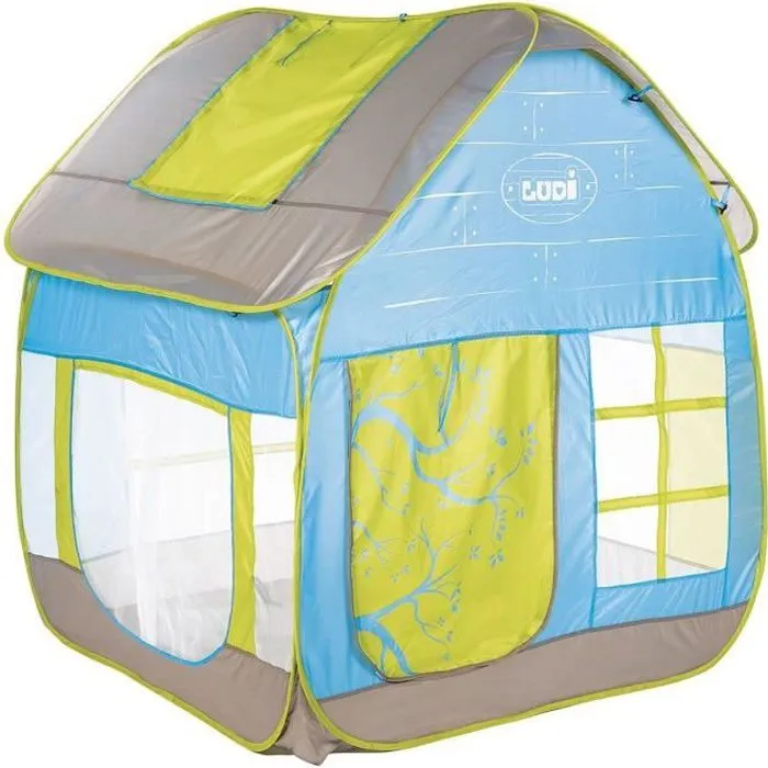 Tente d'Activité LUDI - Ma Cabane Cottage - Grand Volume Intérieur - Mixte - 130x120x144 cm-0
