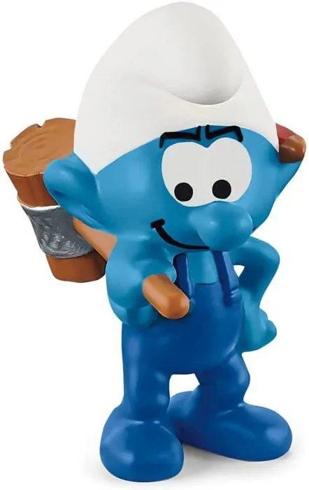 Figurine - SCHLEICH - Schtroumpf bricoleur - Mixte - 3 ans - THE SMURFS™-0
