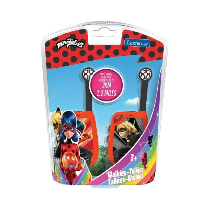 Talkies-Walkies Miraculous Ladybug - Portée 4 KM - Rouge-1