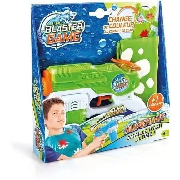 Blaster Game -  Compact Kit 1 pistolet à eau et 1 dossard - Canal Toys-0