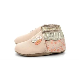 ROBEEZ Chaussons Leaf Season Rose Fille-3