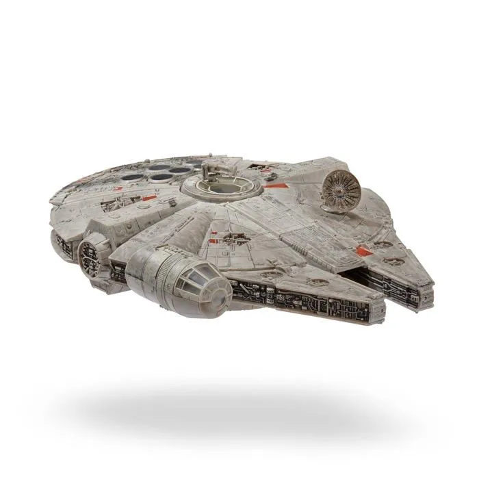 Bizak - 62610022 - Star Wars Micro Galaxy Squadron, Vaisseau Halcon Mileanrio avec Lux et Son, Comprend 4 Figurines ()-2