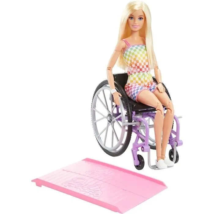 Barbie®-Poupée avec fauteuil roulant-Barbie® Fashionistas HJT13-0