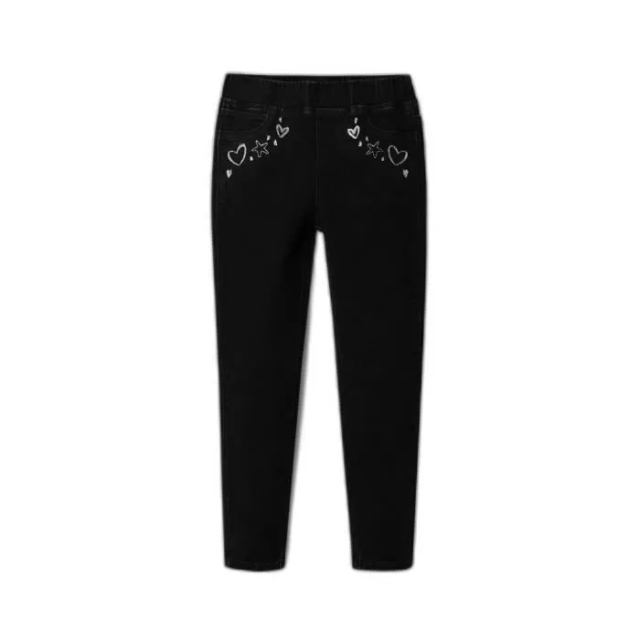 Legging fille Desigual Rin - bleu - 9/10 ans-1