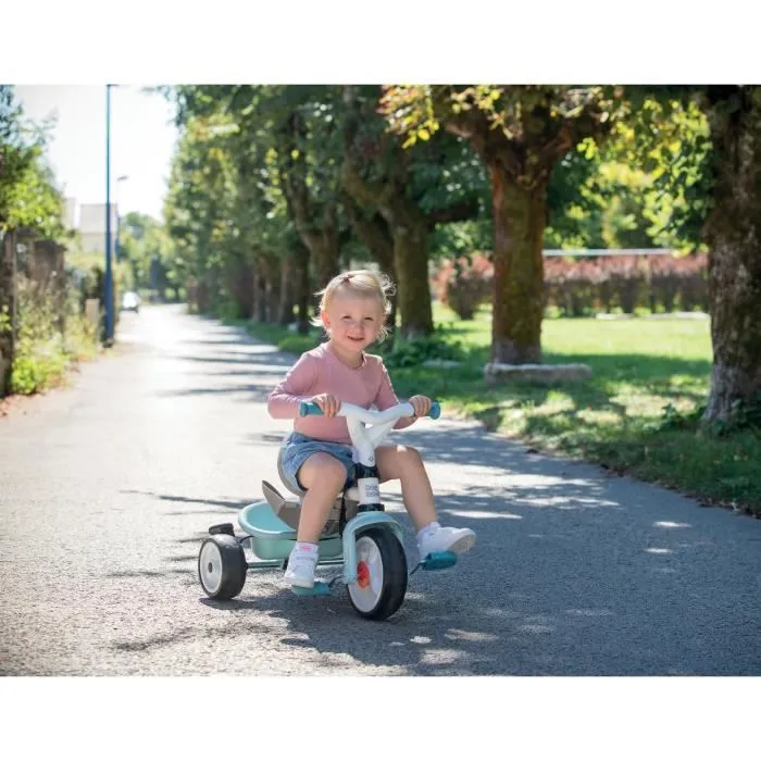 Tricycle évolutif enfant Smoby Balade Plus - Structure métal - Bleu-2