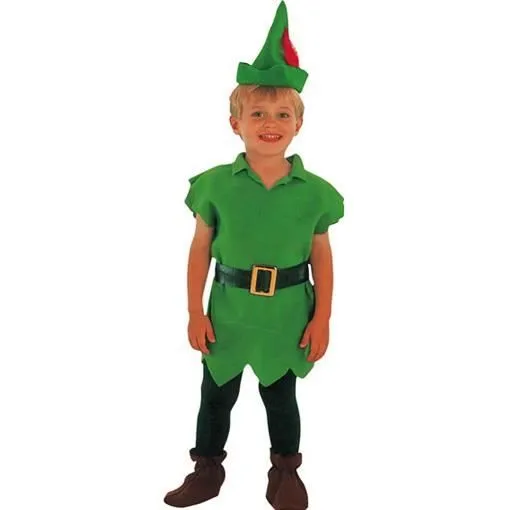 Déguisement Enfant Robin des Bois - Licence Robin des Bois - Taille 2/4 ans - Vert-0