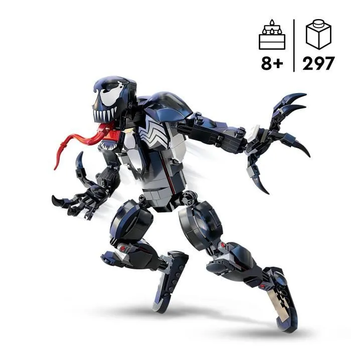 LEGO Marvel 76230 La Figurine de Venom, Figurine Alien à Construire, Cadeau Super-Héros-1