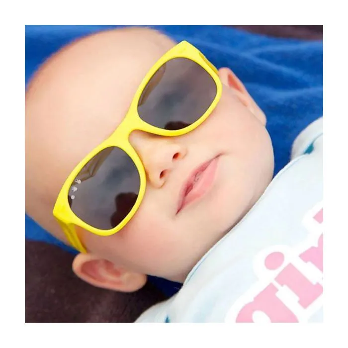Lunettes de Soleil Anti-UV - Simpsons Yellow - Incassables - Unisexe - Fabriquées en Italie-0