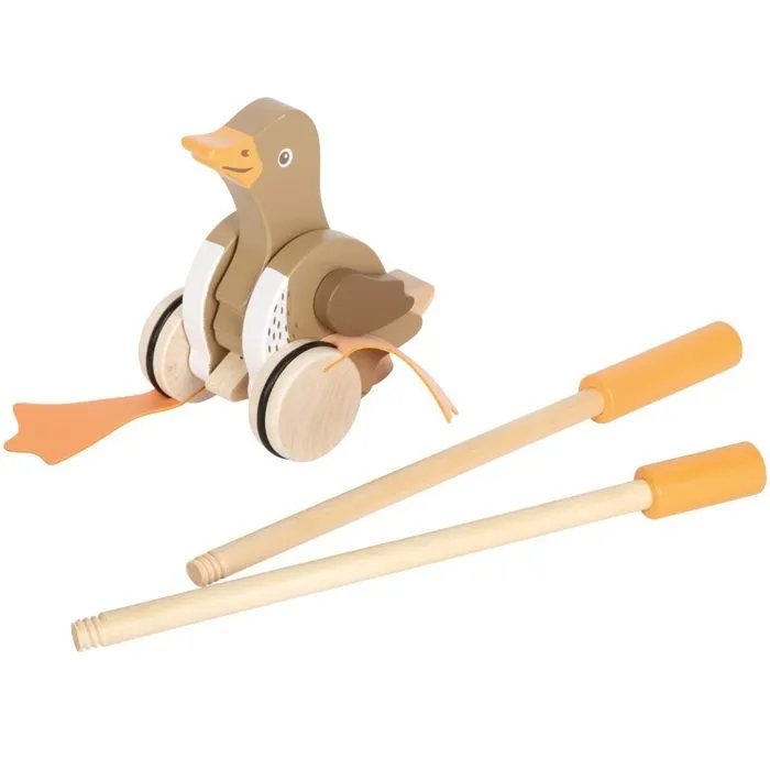 Canard à pousser - Small foot company - LEGLER - Bois FSC - Tête mobile - 18 mois et plus-2