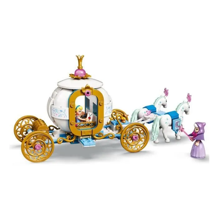 LEGO® Disney Princess™ 43192 Le carrosse royal de Cendrillon incluant les figurines de Cendrillon, de sa marraine et des chevaux-1