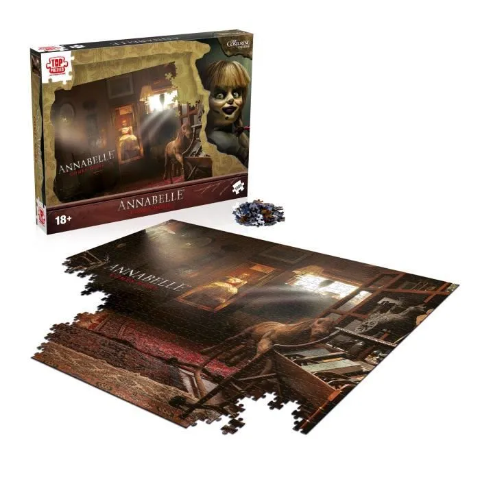 Puzzle Horreur Annabelle 1000 pièces - Winning Moves - Cinéma et publicité - Licence Disney-0