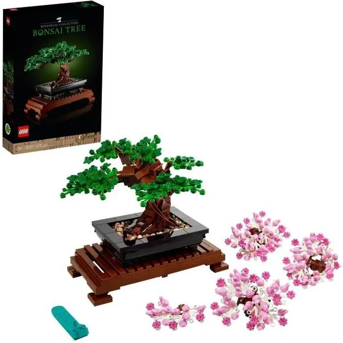 LEGO® Icons 10281 Bonsaï, Construction, Fleurs Décoratives, Kit Bonsaï, Plantes et Arbre, LEGO Botanical Collection, pour Adultes-0