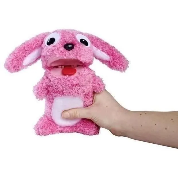 Smoby - Screamerz - Peluche intéractive amusante - Lapin - 27 cm - Bruits en la secouant ou appuyant sur le bouton-1