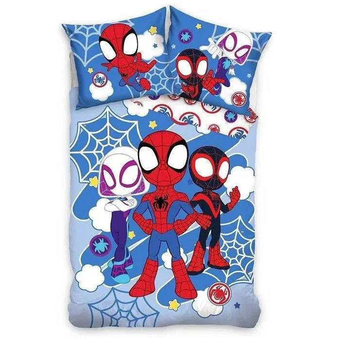 Parure lit bébé enfant Spider-Man Spidey Dark 100×135 cm, 40×60 cm Numéro d'article :  BRM018471-0