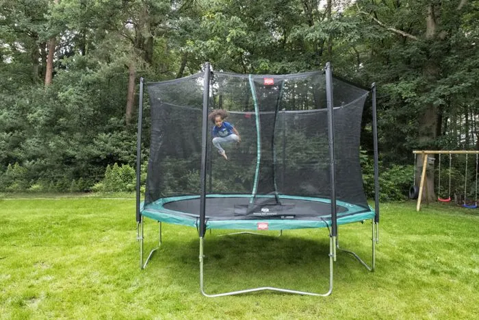 Trampoline - BERG - Favorit Regular 330 - Vert - Filet de sécurité - 330 cm-1