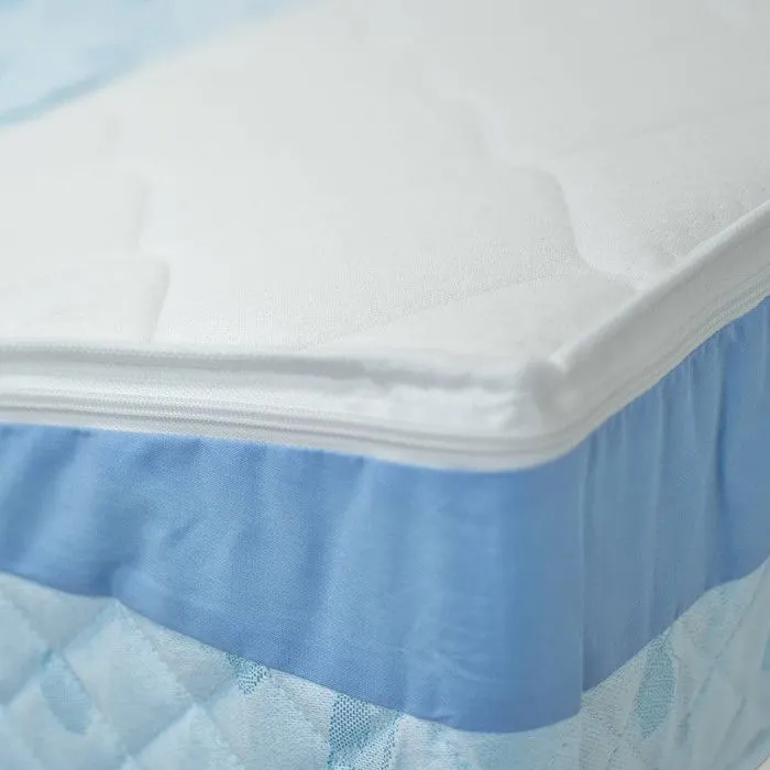Matelas bébé Anti-Reflux avec Plan Incliné amovible Made in France Bleu 60x120-3