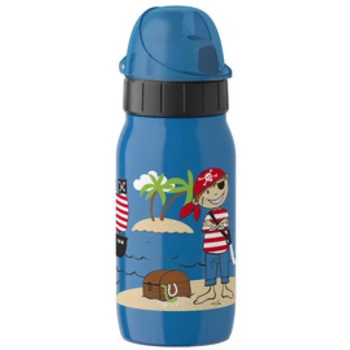 Bouteille isotherme - EMSA - ISO 2 GO - 0,35 L - Enfant - Noir-1