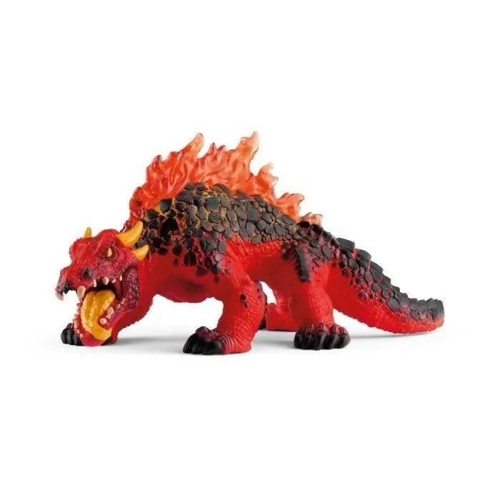 Lezard de Lave - Figurine Schleich Réaliste - Monstre de Lave Mythique et Féroce - Figurine Lézard Hautement Détaillée pour Garçons-0
