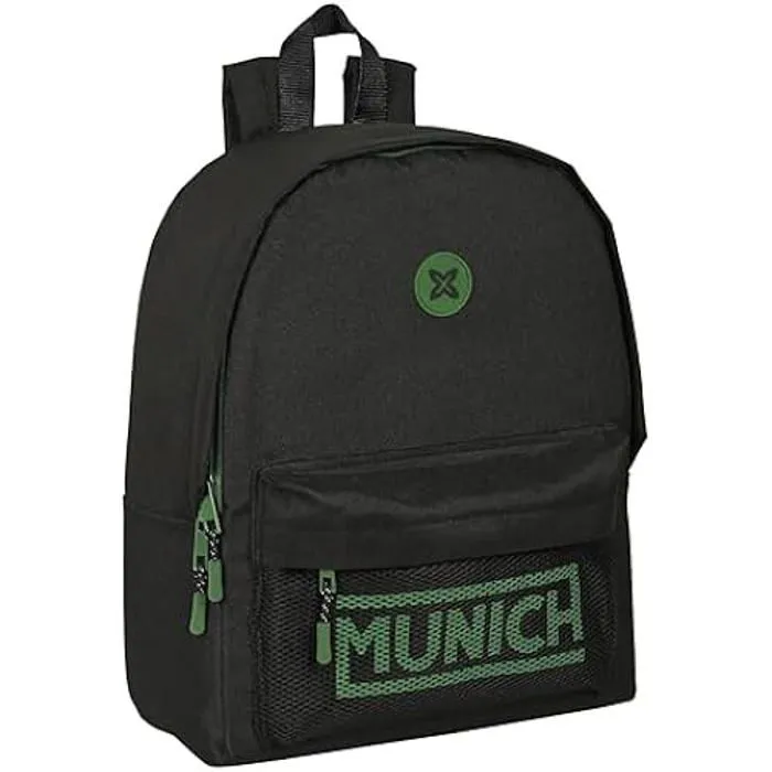 Sac à dos - SAFTA - Munich Caviar - 14,1 pouces - Confortable - Résistant - Noir-0