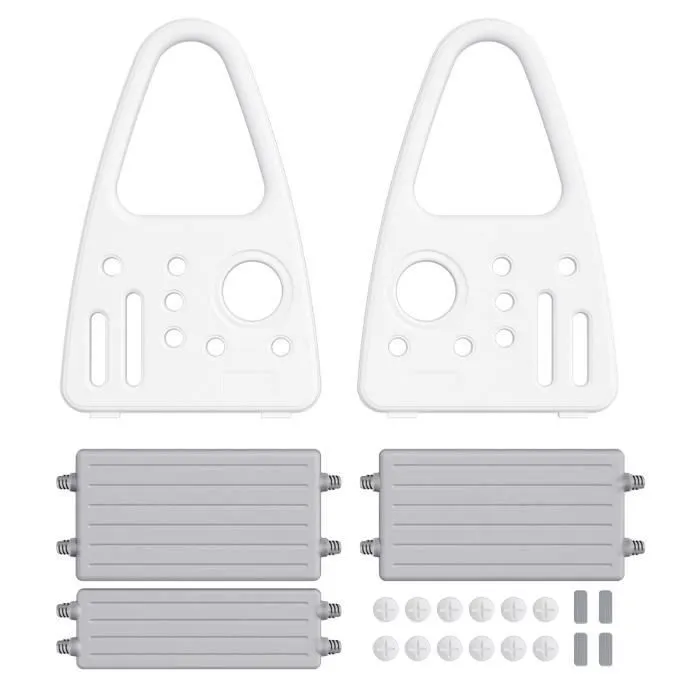 XMTECH Marche Pieds Bebe,Marchepieds d’Enfant Escabeau avec Accoudoirs,Tabouret Antidérapant pour Salle de Bains-Toilette Gris-3