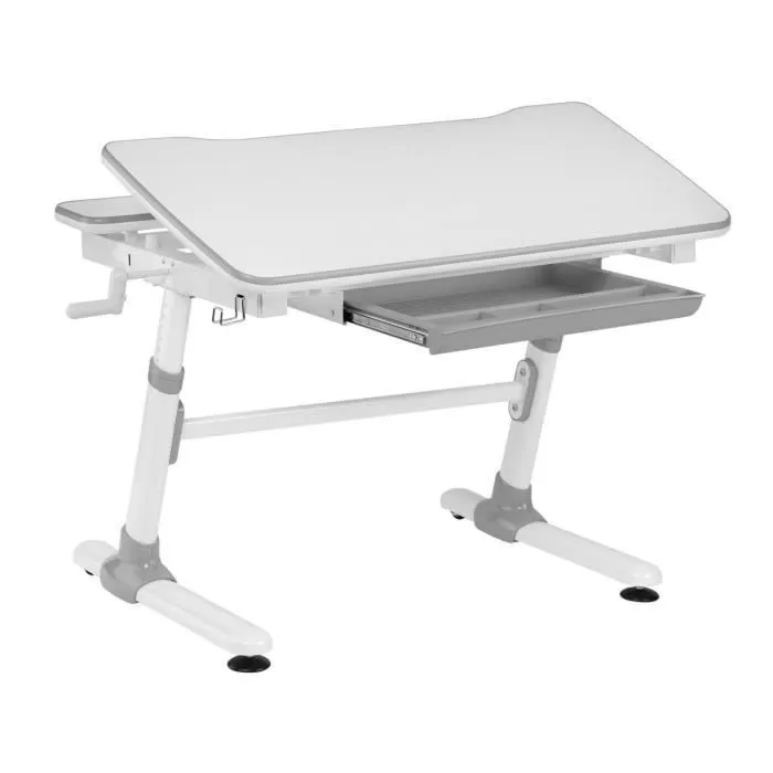 Bureau ergonomique pour enfants Ergo Office ER-417 avec réglage de la hauteur et de l'inclinaison Tiroir Crochets pour sacs-1