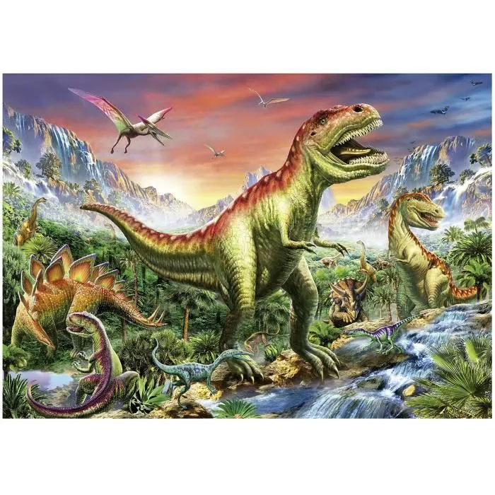 FORÊT JURASSIQUE - Puzzle de 1000 pièces-1