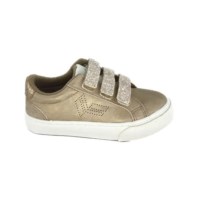 Basket Enfant Kaporal - Tippy - Scratch Pailletés - Imprimé Python - Confort Exceptionnel-0