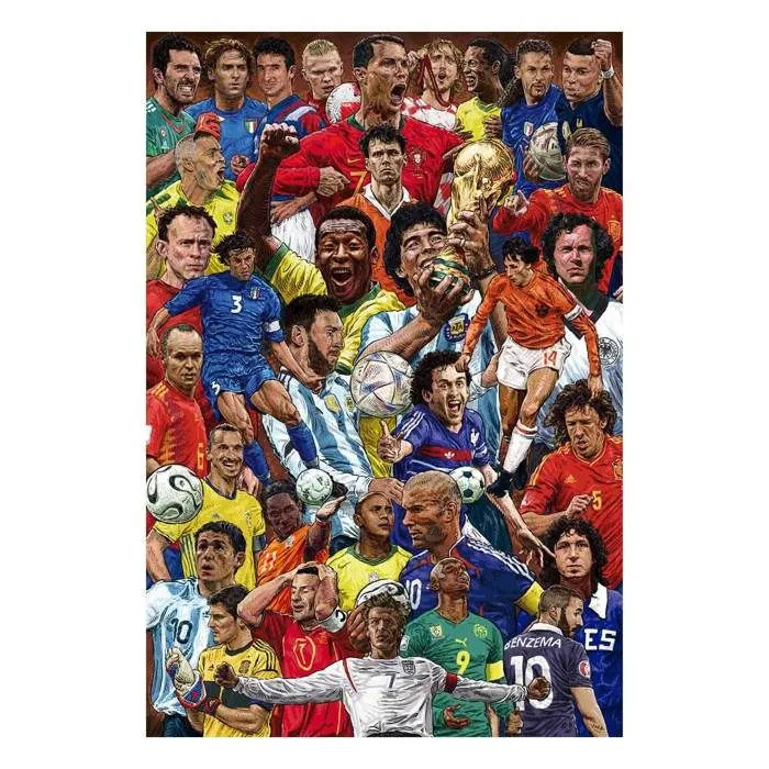 Affiche - poster Grupo erik - GPE5817 - Poster legendary footballers - Deco Maison, Decoration Murale, Affiche Décorative-0