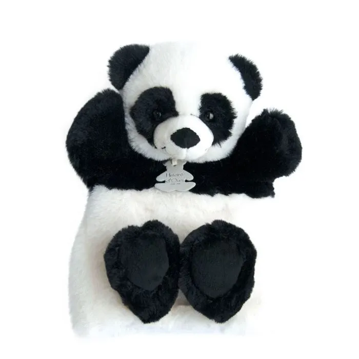 Marionnette peluche - HISTOIRE D'OURS - Panda - Blanc - Enfant - Fille-1